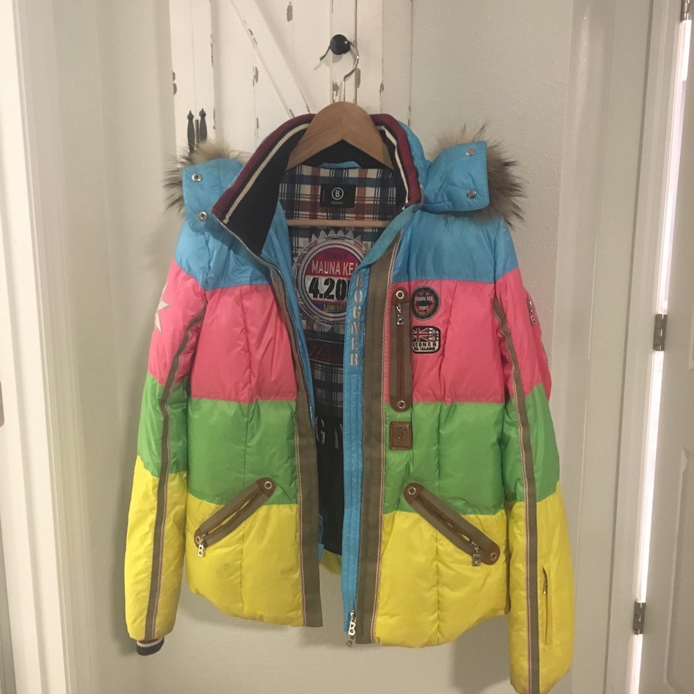 Special Edition- Bogner ski jacket w/ detachable real fur hoodie